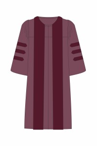 網上訂購科技大學PhD榮譽畢業袍 畢業袍專門店 畢業袍 學系顏色 DA361